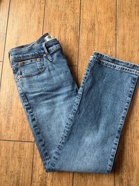 Madewell Cali Demi-boot cut Classic Women's Midwash Blue Jeans
